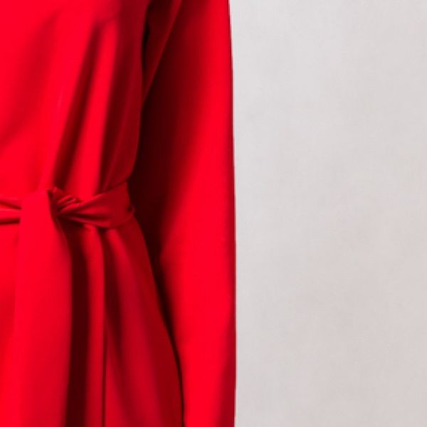 sukienka RED POWER SIMPLICITY od TRUE COLOR BY ANN