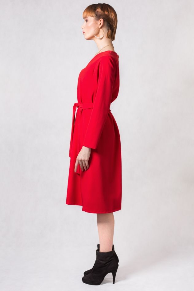 czerwona sukienka RED POWER TRUE COLOR BY ANN SIMPLICITY RED 