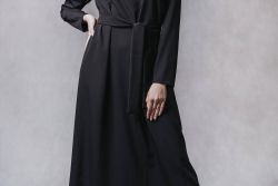 czarna sukienka maxi PRETTY MAXI
