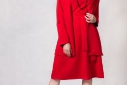 czerwona sukienka RED POWER TRUE OCLOR BY ANN SIMPLICITY RED