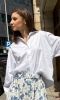 Biała oversize koszula My Style z bawełny włoskiej 100% 
