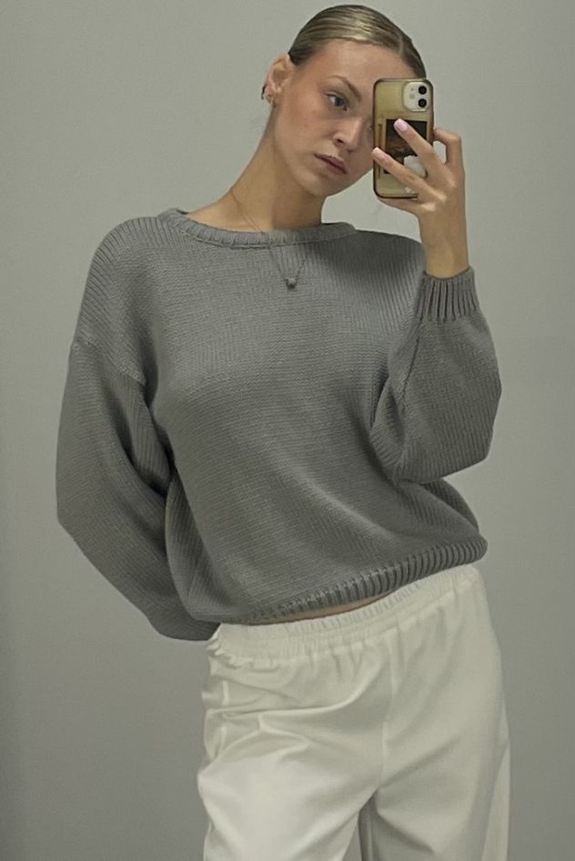 Spodnie jeans szerokie bawełniane