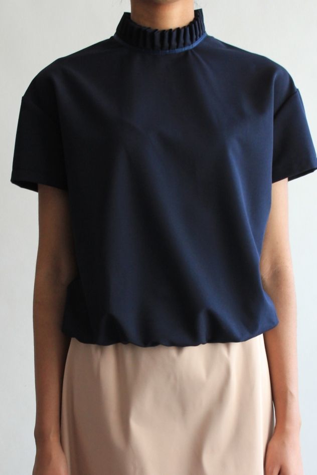 Bluzka CHARMING SHORT DEEP NAVY