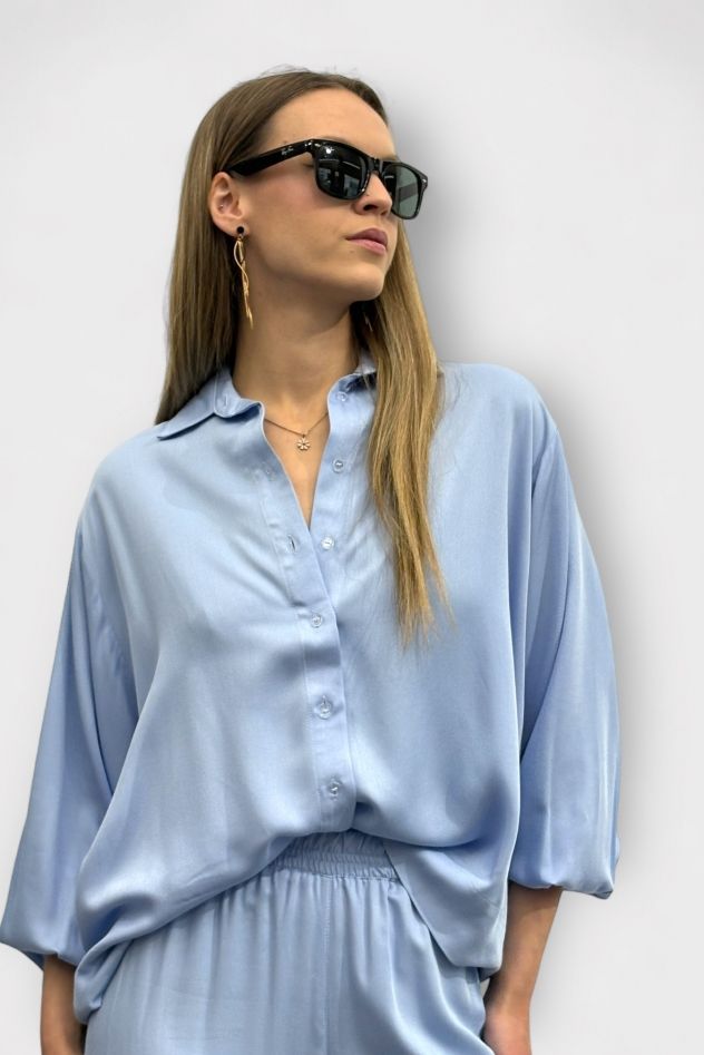 SHOP THE LOOK 10 - błękitna wiskoza