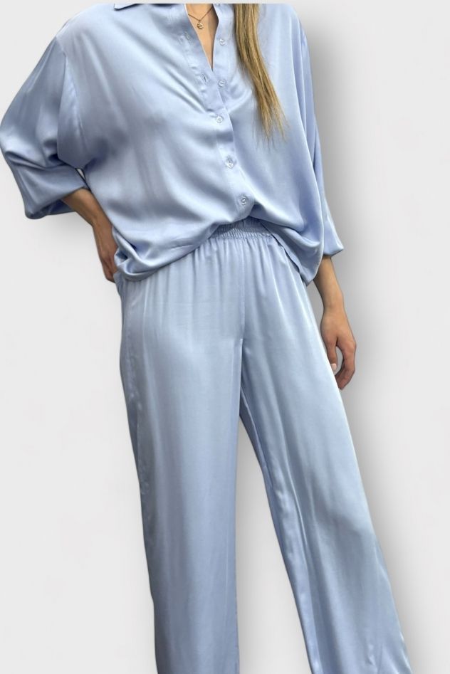 SHOP THE LOOK 10 - błękitna wiskoza