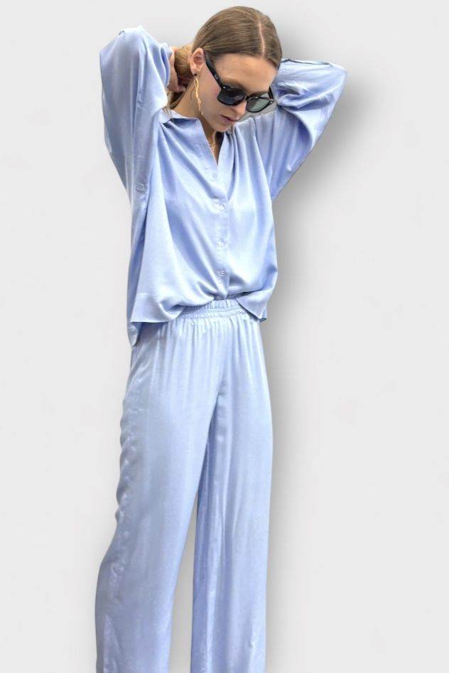 SHOP THE LOOK 10 - błękitna wiskoza