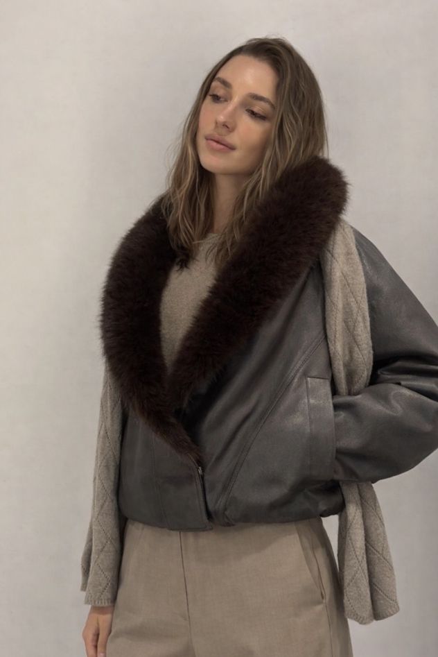 Kurtka eko skóra krótka 