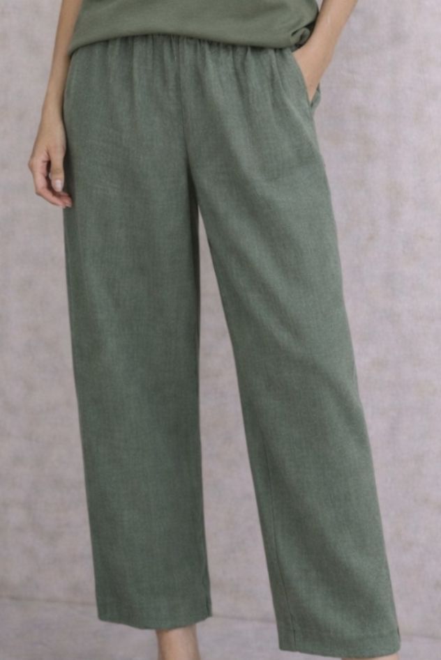 Spodnie zielone 100% bawełna