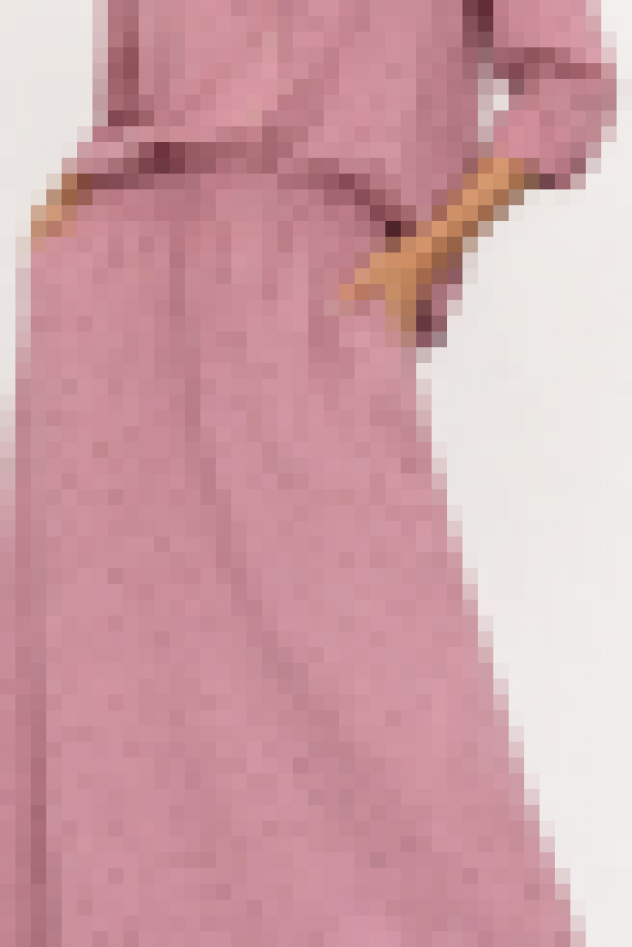 Bawełniana ażurowa różowa spódnica