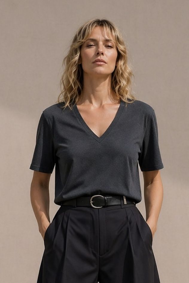 Spodnie szerokie błękitne z gumką w pasie wiskoza 100% 