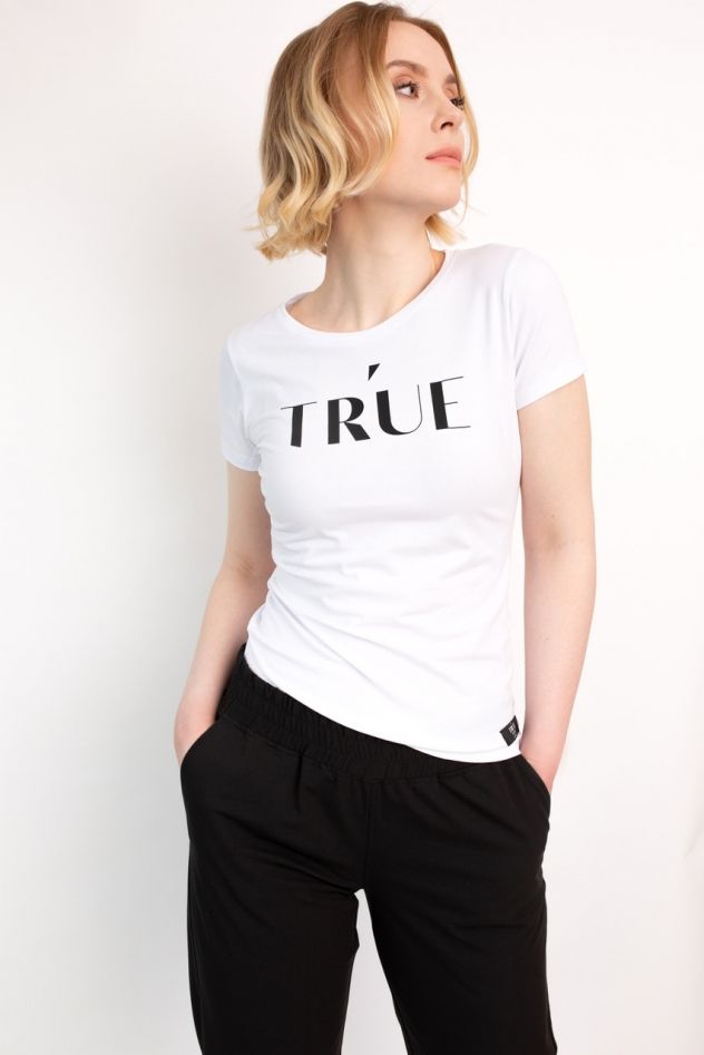 TSHIRT TRUE Biały