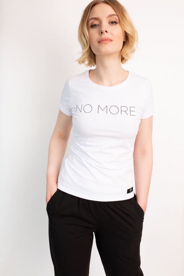TSHIRT Czarny MY STYLE MY TRUTH z dekoltem i wycięciem na plecach