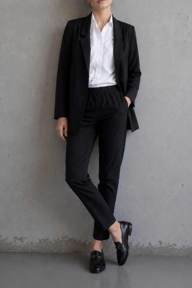 SHOP THE LOOK 13 - GARNITUR WEŁNIANY gładki szaro fioletowy TAUPE