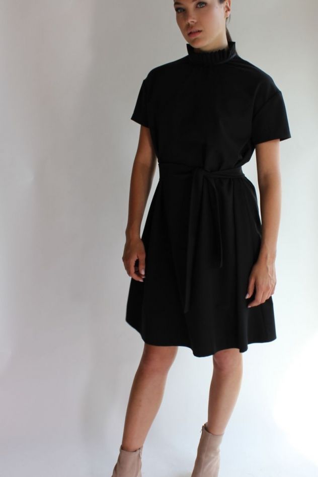 Sukienka CHARMING DRESS SHORT BLACK
