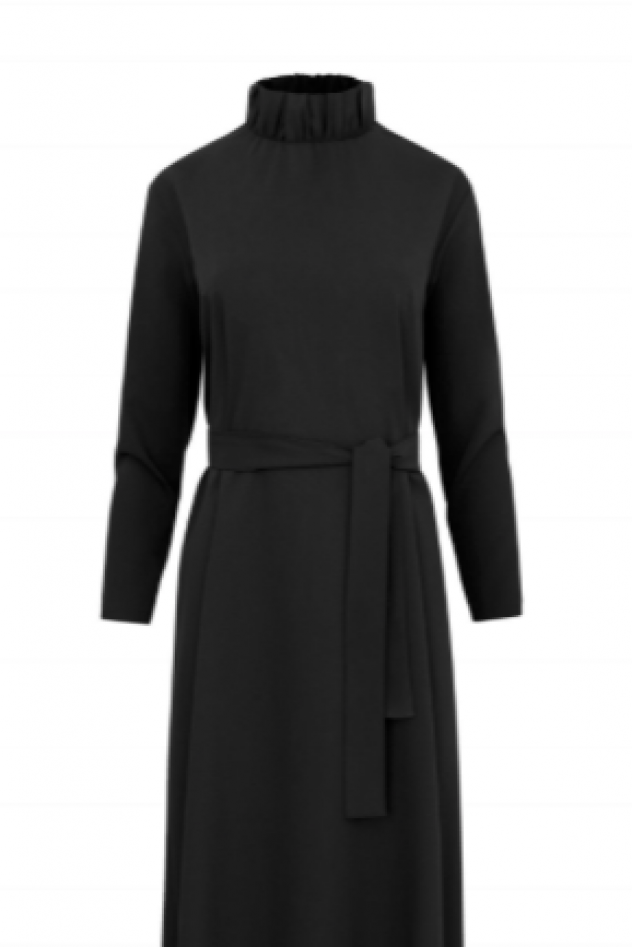 Czarna sukienka PRETTY MIDI