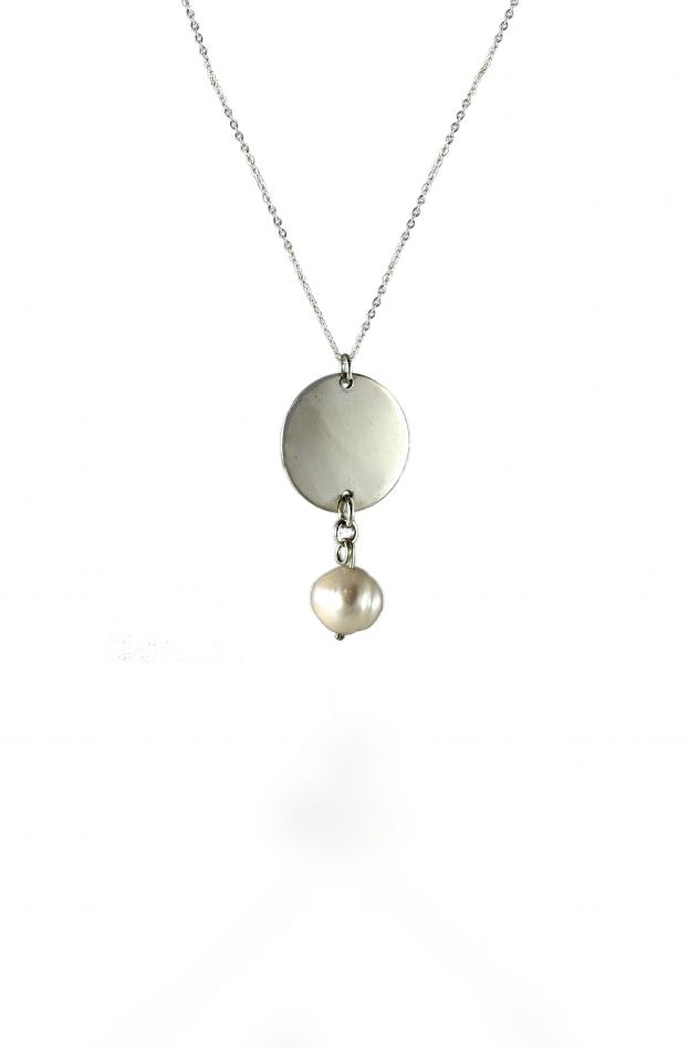 Srebrny Naszyjnik PEARL HARMONY