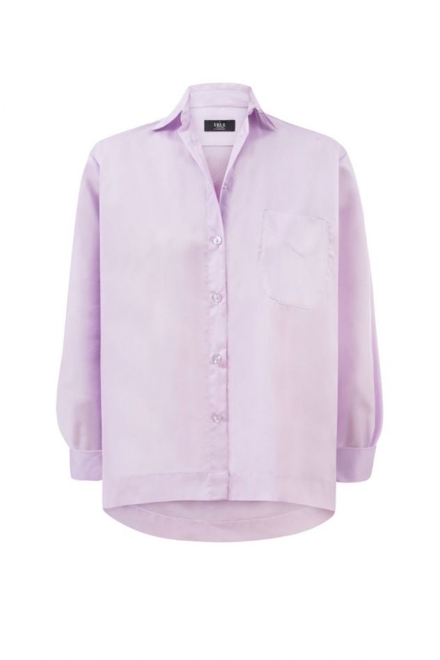 Różowa Koszula My Style Lily Lavender Love wrzosowa 100% Bawełna