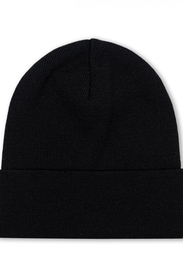 Wełniana Zimowa Czapka 100% wełny merino unisex Czarna