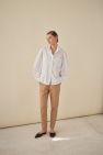 Biała 100% Bawełniana Koszula oversize My Style No. 2 z oryginalnym bufiastym rękawem z bufkami