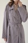 Oversizeowy stylowy przejsciowy Płaszcz wełna 100% z pagonami oversize w kratkę pepitkę brąz czerwień czerń 