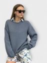 SHOP THE LOOK 11 - komplet bawełna w kwiaty i sweter BAWEŁNA BLUE