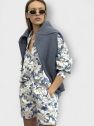 SHOP THE LOOK 11 - komplet bawełna w kwiaty i sweter BAWEŁNA BLUE