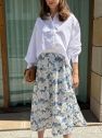 Biała oversize koszula My Style z bawełny włoskiej 100% 