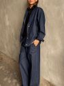 SHOP THE LOOK 14 - komplet ciemny dżins