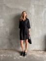 Czarna sukienka Classy czarna 100% tencel