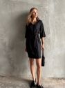 Czarna sukienka Classy czarna 100% tencel