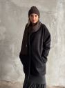 Komplet 100% Merino Wełniana Czapka i Wełniany Zimowy SZAL merino unisex czekolada