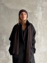 Komplet 100% Merino Wełniana Czapka i Wełniany Zimowy SZAL merino unisex czekolada