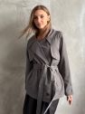 Szary płaszczyk kurtka przejściowy