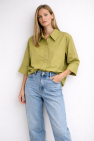 Koszula limonkowa marszczona bawełna 100%