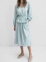 SHOP THE LOOK 15 - komplet jedwabny miętowy