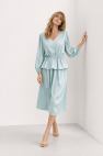 SHOP THE LOOK 15 - komplet jedwabny miętowy