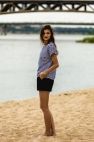 Bawełniane spodenki szorty A BIT TOO SHORT SHORTS BLACK