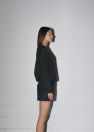 Bawełniane spodenki szorty A BIT TOO SHORT SHORTS BLACK
