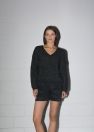 Bawełniane spodenki szorty A BIT TOO SHORT SHORTS BLACK
