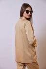 Garnitur Marynarka i spodnie camel karmel LOOSE and ELEGANCE 100% bawełny