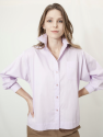 Różowa Koszula My Style Lily Lavender Love wrzosowa 100% Bawełna