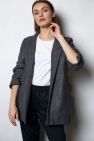 Wełniana Marynarka szaro-czarny sól i pieprz LOOSE and ELEGANCE 100% Wool