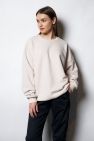 Damska Śmietankowa Bawełniana Bluza OVERSIZE gładka