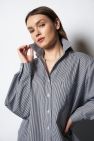 Koszula Bawełniana w biało czarne paseczki My Style 100% Bawełna