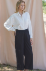 Biała lniana Koszula My Style