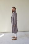 Oversizeowy stylowy przejsciowy Płaszcz wełna 100% z pagonami oversize w kratkę pepitkę brąz czerwień czerń 