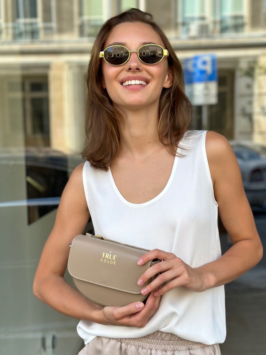 Biały top miły w dotyku tencel 100%