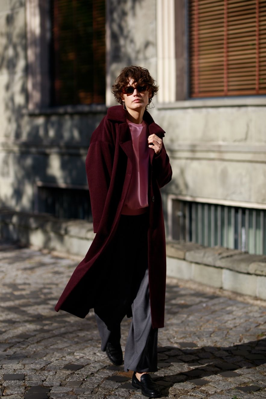 Różowa Bawełniana Bluza OVERSIZE gładka 100% bawełny PINK Winter