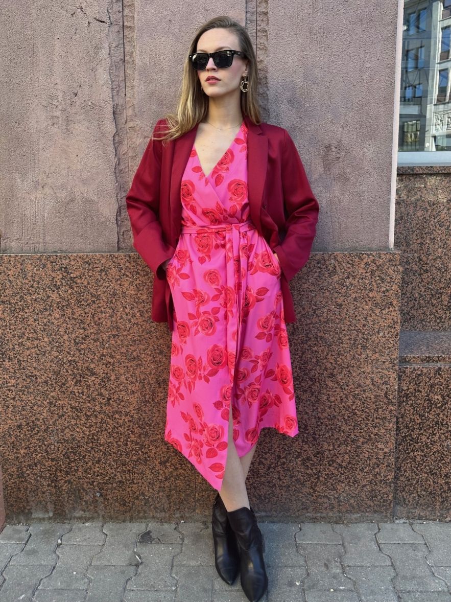 SHOP THE LOOK 4 - zestaw burgundowo-różowy