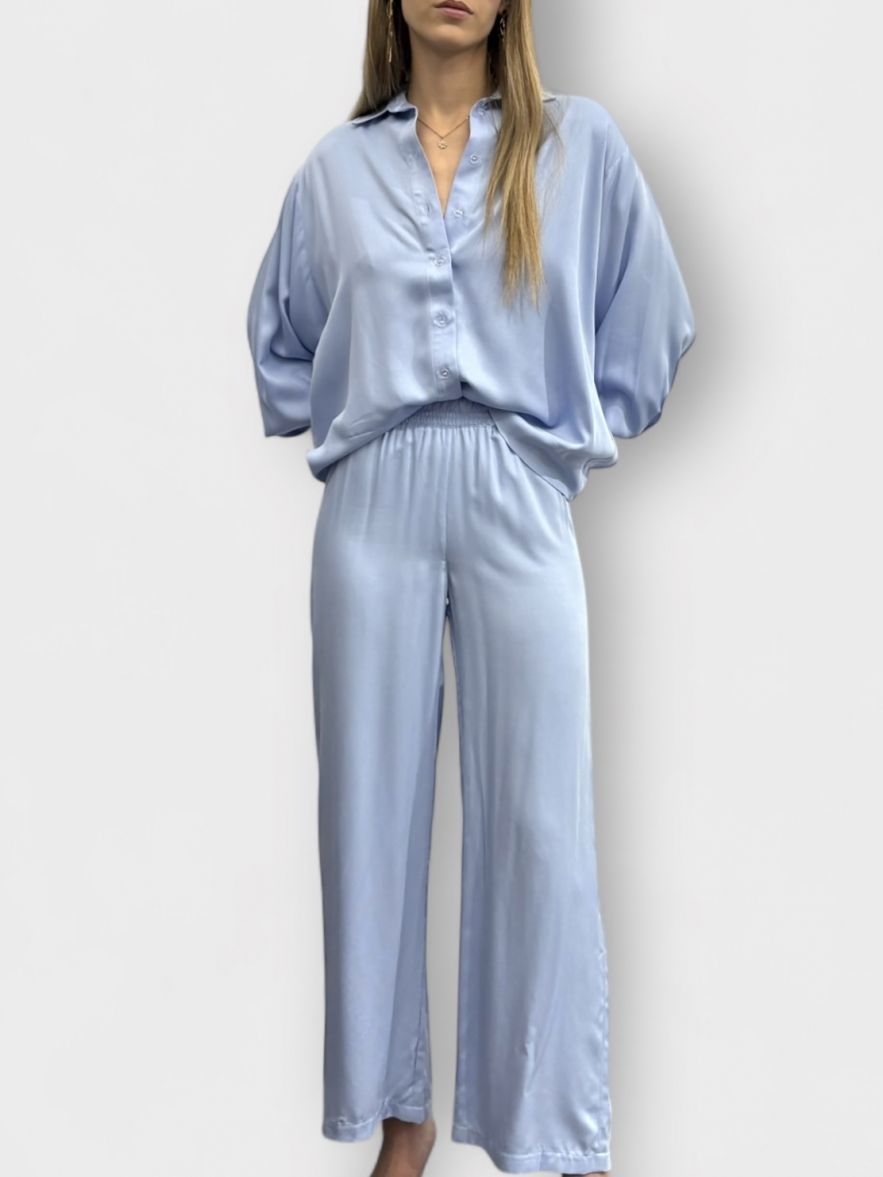 SHOP THE LOOK 10 - błękitna wiskoza